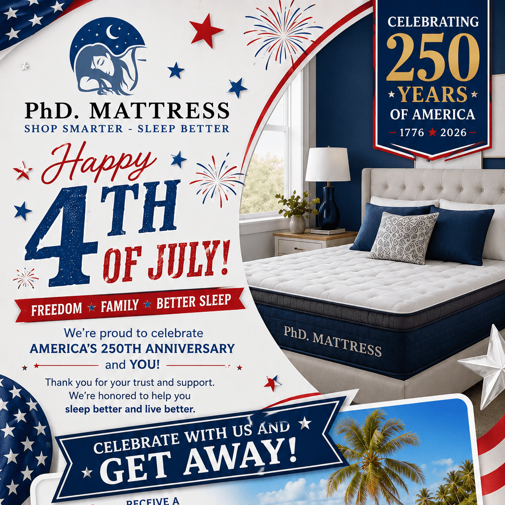 PhD Mattress 4th of July square